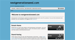 Desktop Screenshot of nextgenerationseed.com